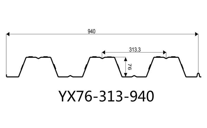 YX76-303-940開口樓承板